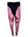 Heros Size XS Pink & Black Polyester Blend Square Neck color block Pants Set Pink & Black / XS
