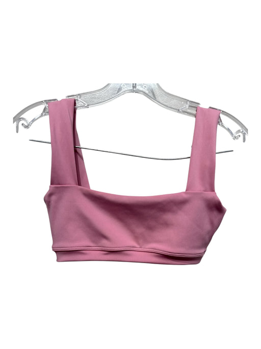Heros Size XS Pink & Black Polyester Blend Square Neck color block Pants Set Pink & Black / XS