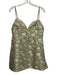 endless rose Size L Green, Pink, Gold Polyester Sleeveless Floral Jacquard Dress Green, Pink, Gold / L