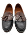 Allen Edmonds Shoe Size 9.5 Black & Brown Leather Solid Loafer Slip On Shoes 9.5