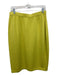 St. John Collection Size 10 Lime Green Wool Blend Tweed Elastic Waist Skirt Lime Green / 10