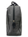 Armani Collezioni Gray & Black Leather 2 Strap Zip Close silver hardware Bag Gray & Black / M