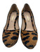 Prada Shoe Size 38.5 Brown & Black Cowhide Animal Print Platform Pumps Brown & Black / 38.5