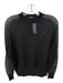 All Saints Size S Black Rayon Blend Long Sleeve Loose Knit Top Black / S