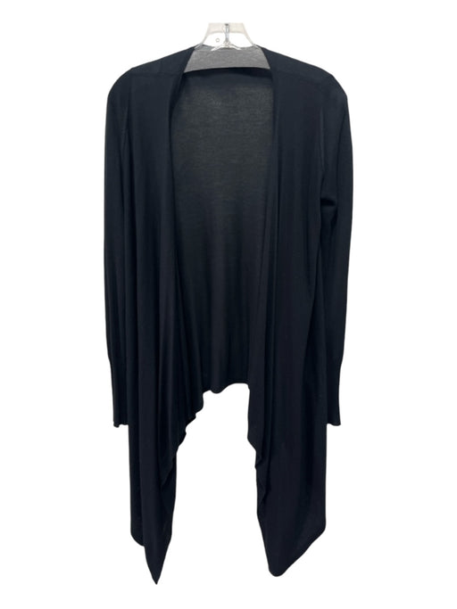 Line Size S Black Modal & Cashmere Blend Draped Cardigan Black / S