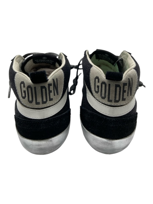 Golden Goose Shoe Size 36 Black & White Suede Glitter Star Laces Sneakers Black & White / 36