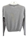 27 Miles Size S Gray & Yellow Cashmere Crew Neck Lightning Bolt Sweater Gray & Yellow / S