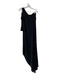 Shilla Noche - Madrid Size S/40 Black Silk One Shoulder Draped Sleeveless Top Black / S/40