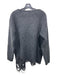 Lot78 Size S Charcoal Gray Virgin Wool Blend Speckled Long cap sleeve Sweater Charcoal Gray / S