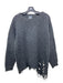 Lot78 Size S Charcoal Gray Virgin Wool Blend Speckled Long cap sleeve Sweater Charcoal Gray / S