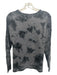 Raquel Allegra Size 1 Gray Wool & Cashmere Abstract Print Long Sleeve Sweater Gray / 1
