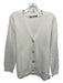 Jenni Kayne Size XXS Ivory Cashmere Knit Button Up Cardigan Sweater Ivory / XXS