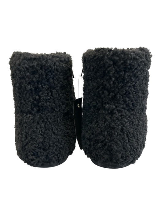 Roam Shoe Size 37 Black Textile Zip Close Faux Fur Ankle Round Toe Boots Black / 37