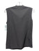 Lanvin Size 38 Gray Polyester Ruffled Collar Sleeveless Top Gray / 38