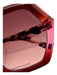 Ted Baker Pink Print Acetate Gradient Lens Hexagon Sunglasses Pink Print