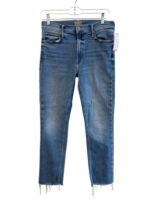Mother Size 29 Light Wash Cotton Mid Rise Zip Fly 5 Pocket Skinny Jeans Light Wash / 29