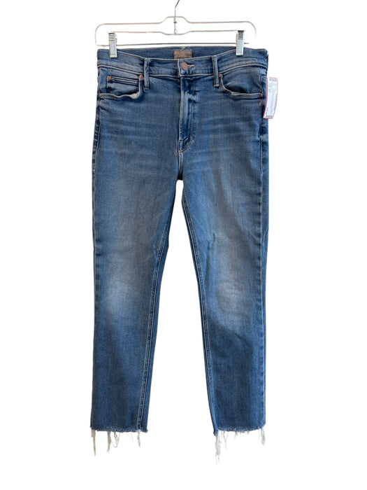 Mother Size 29 Light Wash Cotton Mid Rise Zip Fly 5 Pocket Skinny Jeans Light Wash / 29