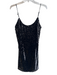 Superdown Size M Black Polyester Sequin Adjustable spaghetti straps Dress Black / M