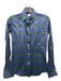 Ann Mashburn Size XS Green & Blue Cotton Plaid Long Sleeve Top Green & Blue / XS