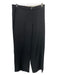 Moschino Size 6 Black Synthetic Solid Wide Leg Men's Pants 6