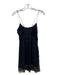 Mark Wong Nark Size Small Black Polyester Spaghetti Strap Lace Overlay Dress Black / Small