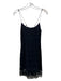 Mark Wong Nark Size Small Black Polyester Spaghetti Strap Lace Overlay Dress Black / Small