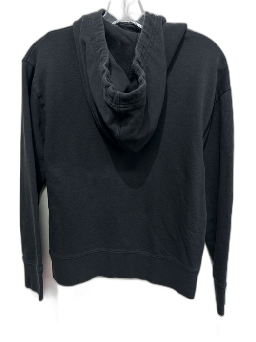Vince Size S Black Cotton Pullover Hoodie Top Black / S