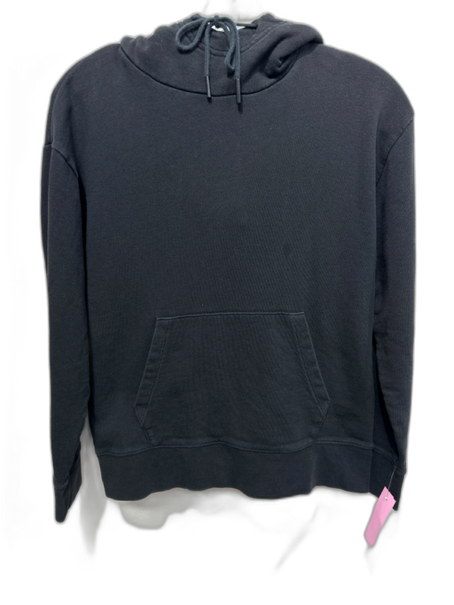 Vince Size S Black Cotton Pullover Hoodie Top Black / S