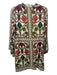 Lug Von Siga Size 36 Green, Red, Multi Lyocell blend Tie Neck Botanical Dress Green, Red, Multi / 36