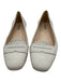 Bottega Veneta Shoe Size 38.5 White Pebbled Leather Whipstitch loafer Flats White / 38.5