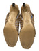 Fendi Shoe Size 38 Brown Leather Woven Kitten Heel Slingback Pumps Brown / 38