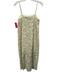 Hunter Bell Size 2 Green & White Cotton Blend Sleeveless Crochet Knit Midi Dress Green & White / 2