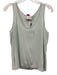 St. John Size S Mint Green Silk Sleeveless Tank Scoop Neck Top Mint Green / S