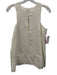 Emerson Fry Size XS White Linen Sleeveless Tank Split Neck Tunic Top White / XS
