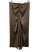 Veronica Beard Size 4 Navy Blue & Yellow Polyester & Elastane Satin Midi Skirt Navy Blue & Yellow / 4