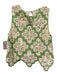 Mestiza New York Size S Green & White Cotton & Polyester Sleeveless Knit Top Green & White / S