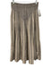 Love The Label Size XS Black & White Cotton Elastic Waist Maxi Pleated Pants Black & White / XS