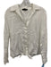 Saks Fifth Ave Size S White Linen Button Front Long Sleeve Top White / S