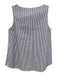 Ann Mashburn Size M Blue & White Cotton Striped Sleeveless Top Blue & White / M