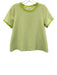JOH Size XS Green & White Cotton Striped Cap Sleeve Textured Top Green & White / XS
