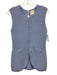 Posse Size S Blue Viscose Blend Sleeveless Knit Keyhole Back Dress Blue / S