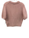 White + Warren Size S Pink Cashmere Crew Neck Short Sleeve Knit Sweater Pink / S
