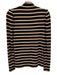 Veronica Beard Jeans Size S Black & Multi Rayon Blend Striped Turtleneck Top Black & Multi / S
