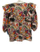 Rhode Size S White, Green & Multi Cotton ruffles Printed Top White, Green & Multi / S