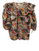Rhode Size S White, Green & Multi Cotton ruffles Printed Top White, Green & Multi / S