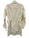 Apiece Apart Size XS Cream Cotton Blend Button Front Collared Long Sleeve Dress Cream / XS
