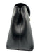 Toteme Black Leather Twist Clasp Textured Studs Crossbody Strap Bag Black