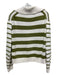 Proenza Schouler White Label Size S White & Green Horizontal Stripes Sweater White & Green / S