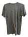 Aviator Nation Size Medium Charcoal Gray Cotton Blend Short Sleeve Crew Neck Top Charcoal Gray / Medium