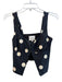 Reformation Size 0 Black & White Cotton Polka Dots Sleeveless Hook & Eye Top Black & White / 0